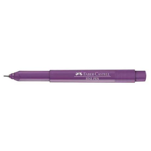 Caneta Fine 0.4 Carmim - Faber Castell