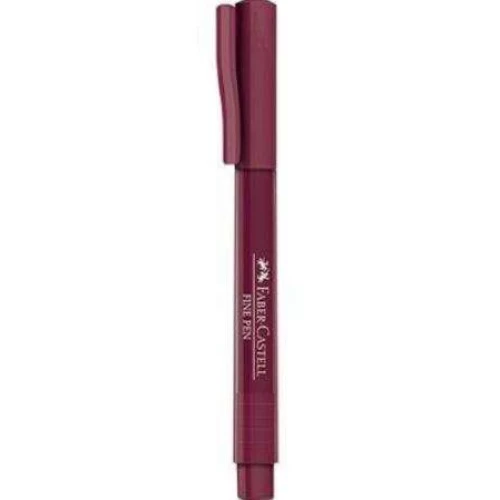 Caneta Fine 0.4 Vinho - Faber Castell