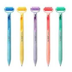 caneta azul cores sortidas relax - tris