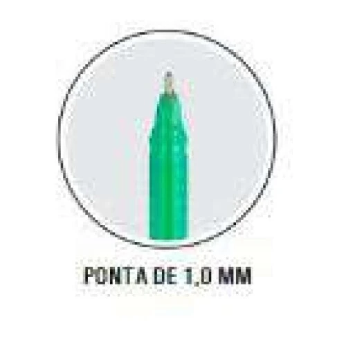 Caneta Gel Cores Sortidas Fluorescente 1.0mm - BRW