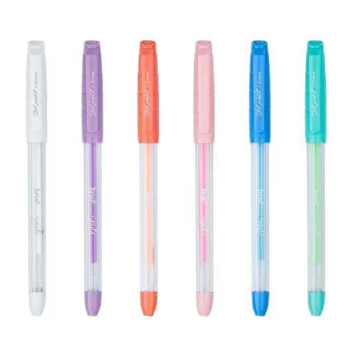 Caneta Gel Cores Sortidas Pastel 1.0mm - BRW