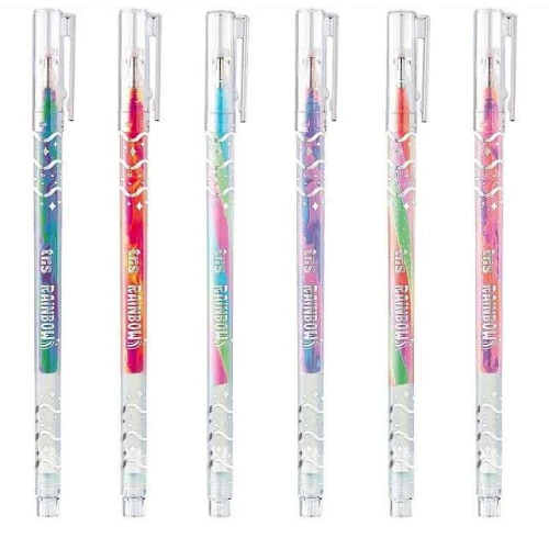 Caneta Gel Rainbow Gliter 1.0MM Sortida - Tris