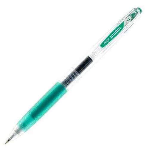 Caneta Gel Retratil Poplol Verde - Pilot