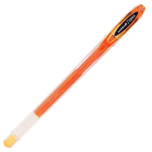 Caneta Gel Signo Laranja 0.7mm - Uni-Ball