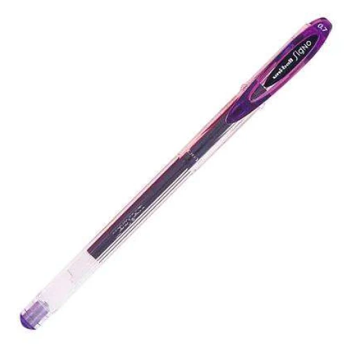 Caneta Gel Signo Violeta 0.7mm - Uni-Ball