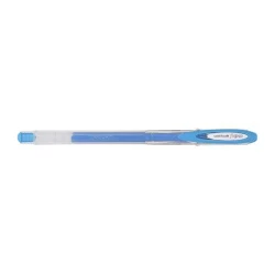 Caneta Gel Uni-Ball Signo Noble Metal Azul