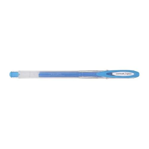 Caneta Gel Uni-Ball Signo Noble Metal Azul