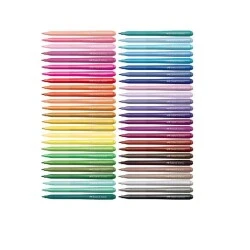 Caneta Hidrocor 50 cores Vai e Vem - Faber Castell