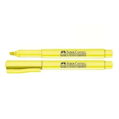 Caneta Marca Texto Amarela - Faber Castell Grifpen