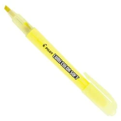 Caneta Marca Texto Amarela Pastel Pilot