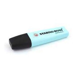 Caneta Marca Texto Azul Pastel - STABILO