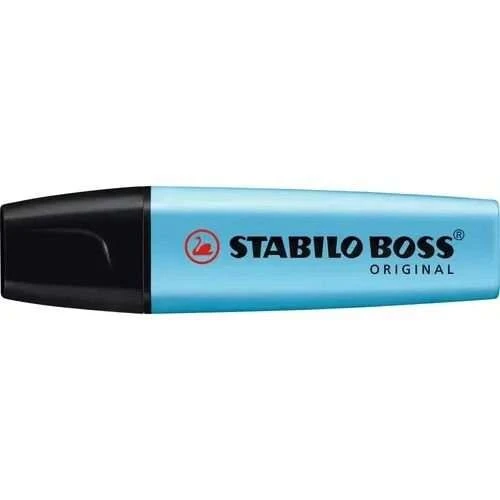 Caneta Marca Texto Azul - Stabilo Boss