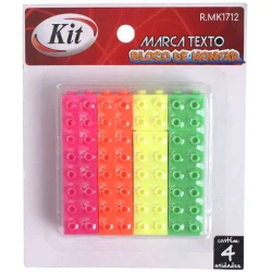 Caneta Marca Texto Bloco c/4 - Kit