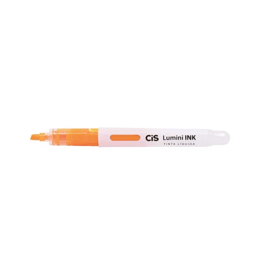Caneta Marca Texto Laranja Neon Lumini INK- Cis