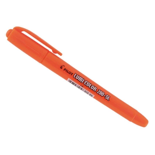 Caneta Marca Texto Laranja Pilot