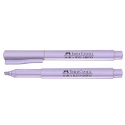 Caneta Marca Texto Lilás Pastel - Faber Castell