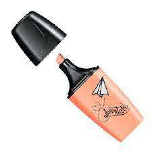 Caneta Marca Texto Mini Pêssego Pastel - STABILo BOSS Caneta Marca Texto Mini Pêssego Pastel - STABILo BOSS