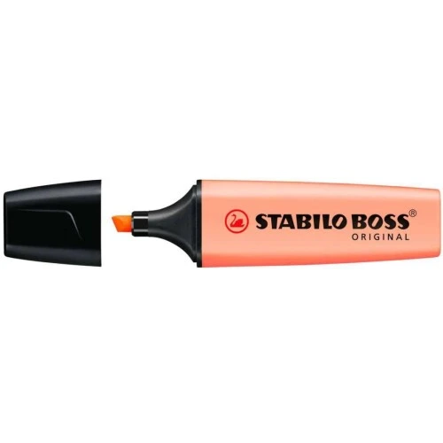 Caneta Marca Texto Pessego Pastel - STABILO