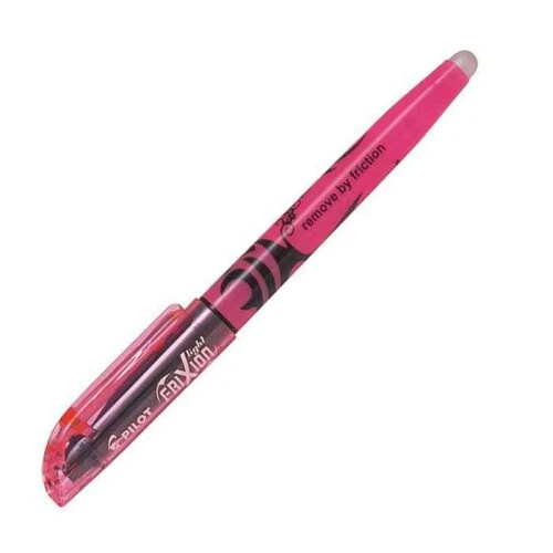 Caneta Marca Texto Rosa Neon Apagável - PILO