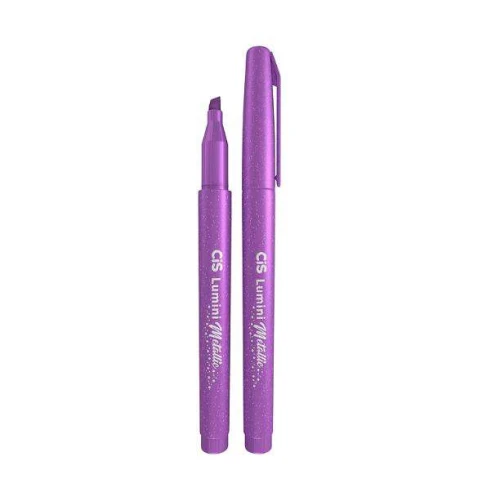 Caneta Marca Texto Roxo Lumini Metallic - Cis
