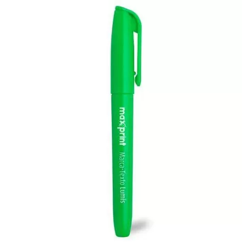 Caneta Marca Texto Verde Lumis - Maxprint