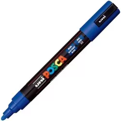 Caneta Posca Uniball Azul Pc-5m