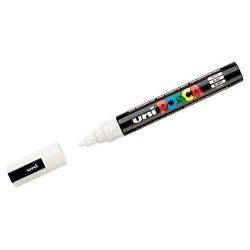 Caneta Posca Uniball Branco Pc-5m