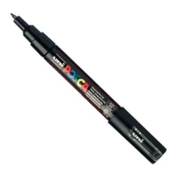 Caneta Posca Uniball Preto Pc-1m