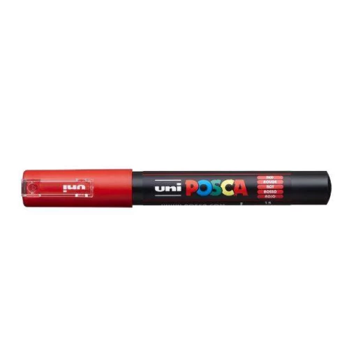 Caneta Posca Uniball Vermelho Pc-1m