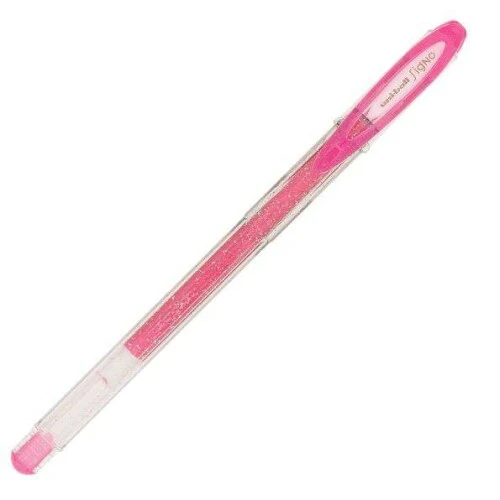 Caneta Signo Sparkling Rosa 1.0mm - Uni-Ball