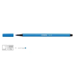 Caneta Stabilo Pen 68 Azul Royal