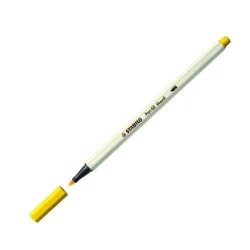 Caneta Stabilo Pen 68 Brush Amarelo