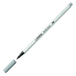 Caneta Stabilo Pen 68 Brush Cinza