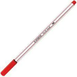 Caneta Stabilo Pen 68 Brush Vermelho