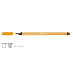 Caneta Stabilo Pen 68 Laranja