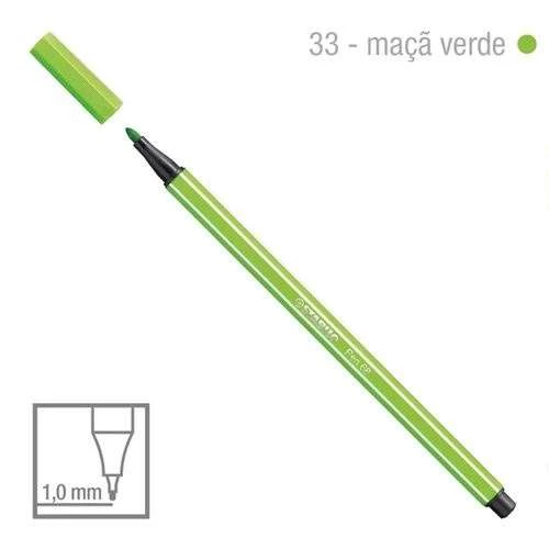 Caneta Stabilo Pen 68 Maçã Verde