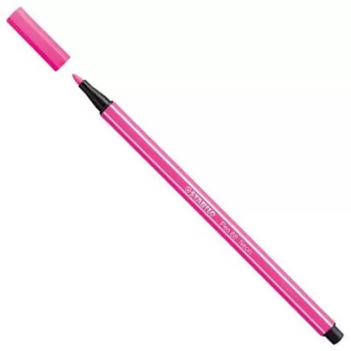 Caneta Stabilo Pen 68 Rosa Neon