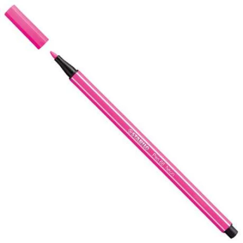 Caneta Stabilo Pen 68 Rosa Neon