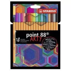 Caneta Stabilo Point 88 Arty c/18un - Stabilo