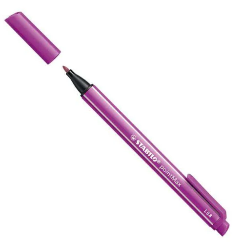 Caneta Stabilo PointMax 488 0.8 Rosa Pink