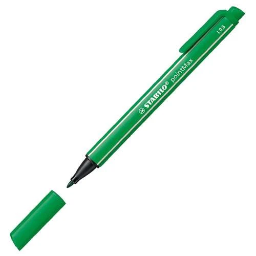 Caneta Stabilo Pointmax 488/36 L 0.8 Verde Escuro