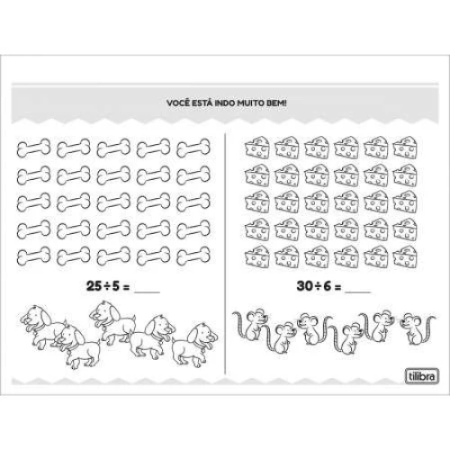 Cartilha de Matemática Divisão - Tilibra