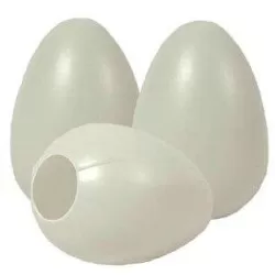 Casquinhas Branca Ovos de Páscoa c/3un - Prodac