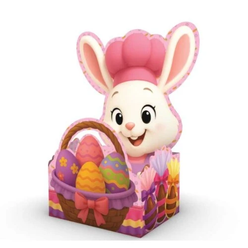 Cesta Cachepo Páscoa 22x12x9 cm - Dac Cruz