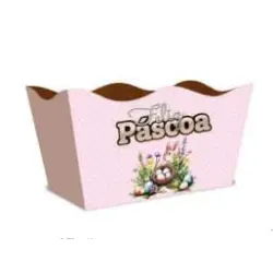 Cesta Cachepo Pascoa - MF Caixas