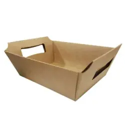 Cesta de Papel Kraft 19x13x4 - MF Caixas