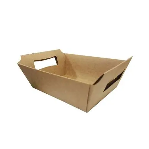 Cesta de Papel Kraft 19x13x4 - MF Caixas