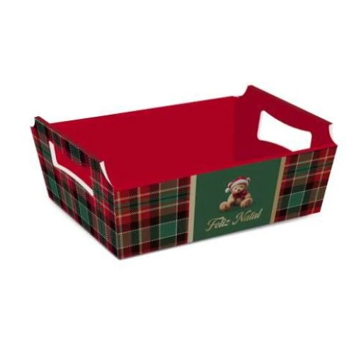 Cesta de Papel Natal Ursinho MG - Cromus Cesta de Papel Natal Ursinho MG - Cromus