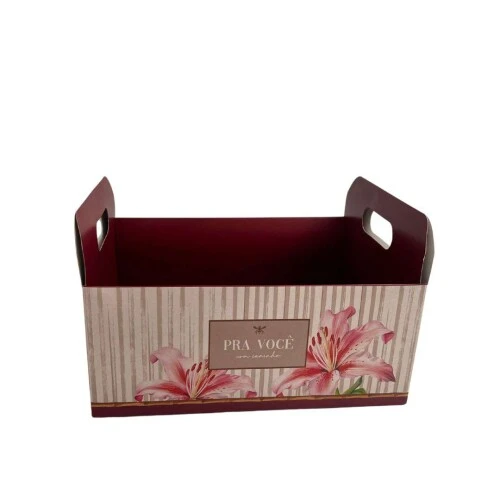 Cesta de Papel Tipo Caixote Sortida - Cromus
