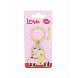 Chaveiro Metalizado Girl - Molin